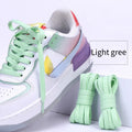 1 pair flat shoes Solid color shoelaces Canvas shoes sports and leisure shoelaces length 100/120/140/160/180cm Shoe accessories