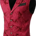 2026 Men's Fashion Jacket  Suit Vest Steampunk Gothic Waistcoat Men's Casual Vest Stage Performance Costume Evening Party Vests