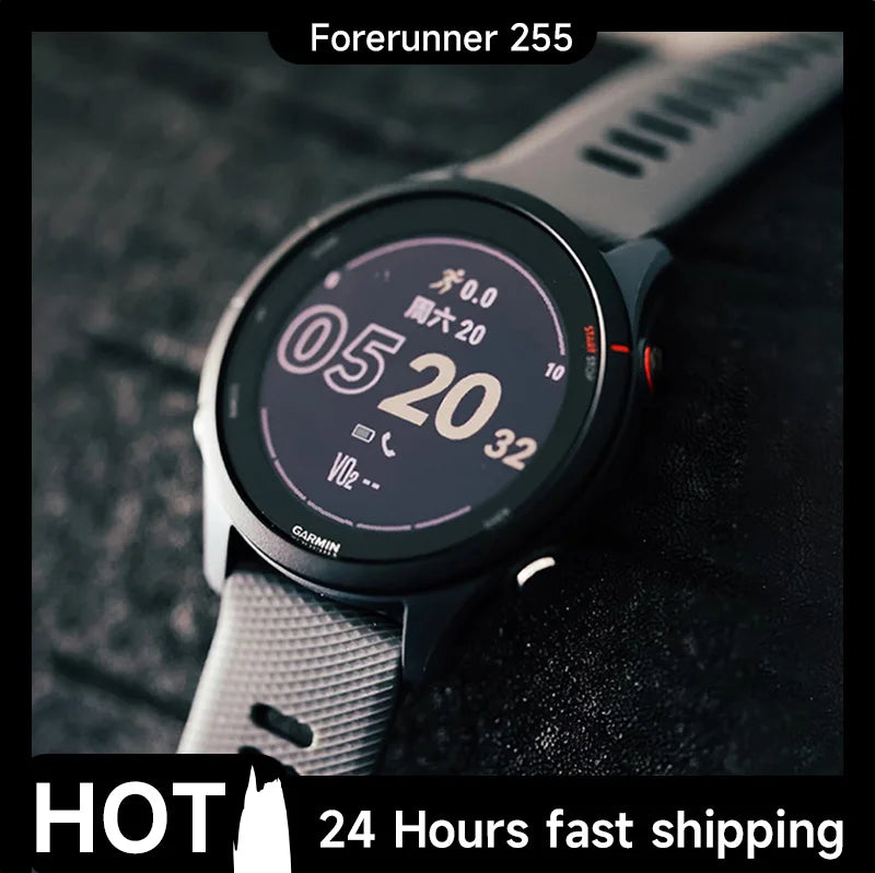 Garmin Forerunner 255 Smartwatch Outdoor Running Riding Swimming Professional Triathlon Marathon Track and Field Training