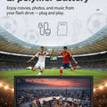 15.4 Inch Portable Smart TV Android LED LCD Digital Television for Football Match Live Viewing Outdoor Camping Caravan Car