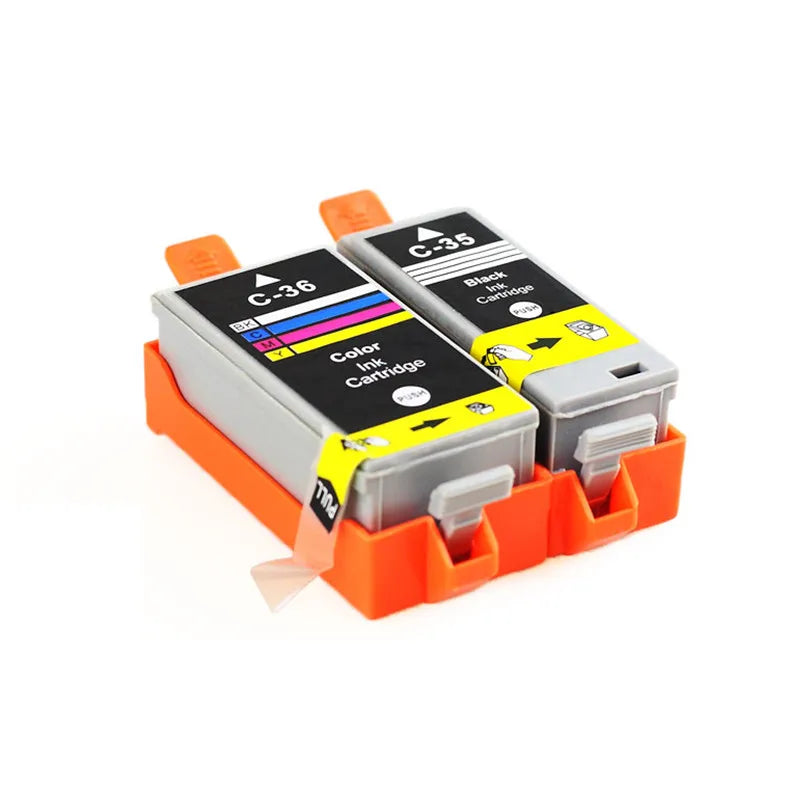 10 Black Compatible Ink Cartridge PGI-35 PGI35 CLI-36 CLI36 35 36 for Canon PIXMA IP100 IP110 IP100B TR150 Printer