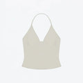 ANK Air Summer Top with Solid Color, Black and White Powder, Wide Shoulder Strap, I-Shaped Tank Top, Women's Sports, Daily Wear