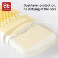 AIBEDILA Infants Washable Pillow Toddlers Soothing Bean Sleeping Pillows 0-6Y Kindergarten Cartoon Memory Silicone Cotton Pillow