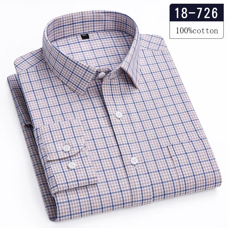 New in Shirt High-Quality 100% Cotton Long-Sleeve for Men | SAMAG