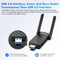COMFAST 1200M MT7612U USB WiFi Dual Band 5G/ 2.4G Adapter Antenna Dongle LAN Adaptador Windows /Linux - Visuel 4 | SAMAG