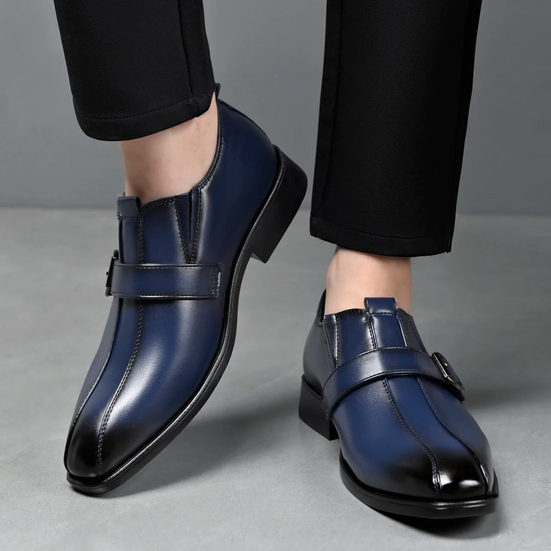 Italian Mens Dress Oxford Shoes Fashion Business Wedding Party Designer Shoes Evening Casual Leather Oxford Shoes Office Flats