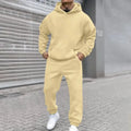 Colorful Urban Style Autumn And Winter Products Men's Hooded Sweatshirt And Pants Set Street Wear Collection - View 4 | SAMAG