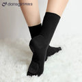 Professional Dance Socks Cotton Mid-tube Bottom Modern Dance Sock Non-slip Silicone Indoor Fitness Socks Floor Socks Dance Sport