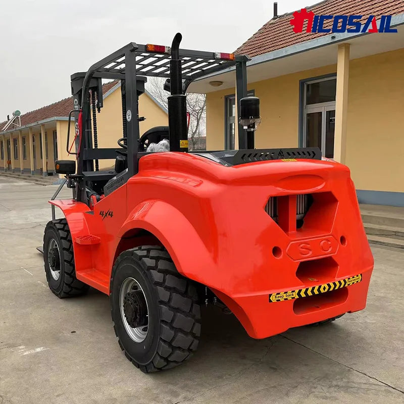 4 Wheel Drive 2.5 Ton Rough Terrain Forklift 4WD Cheap High Quality Forklift Chinese Brand CE Approval Cheap Price 2.5T Forklift
