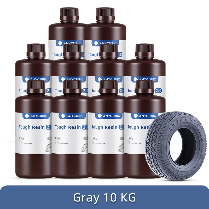 ANYCUBIC Flexible Tough Resin 2.0 405nm UV Resin High Toughness High Rigidity 3D Printer Printing Materials For Photon Mono