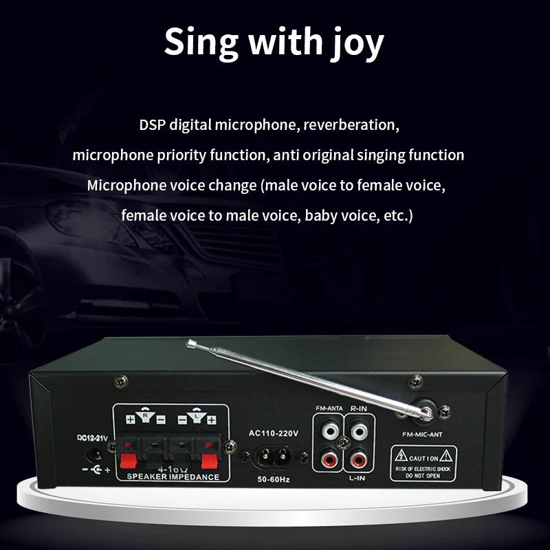 G-919H 1000W Home Power Amplifiers Audio Bluetooth Amplificador Subwoofer Speakers Theater Audio Sound System 220V/110V FM