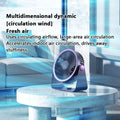 Lenovo USB Rechargeable Table Fan Portable Small Fan for Student Dormitory Computer Summer Gadget Home Desk Office Cooling Fan