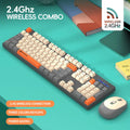 Shipadoo Gaming Wireless Keyboard and Mouse Combo Set,Computer Wireless Laptop Desktop Office PC Accessories Free Wireless Mouse