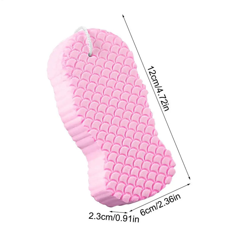 Magic Bath Sponge 3D Exfoliating Brush For Gentle Dead Skin Removal Kids Baby Body Scrubber & Massage Cleaning Tool