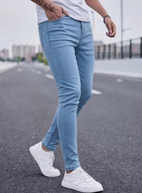 Men'S Casual Fashion Jeans; Slim-Fit | SAMAG