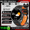 2026 New 1100mah AMOLED Smart Watch Men 170+Sport Fitness LED Flashlight IP69 Waterproof Bluetooth call GPS track Smartwatch iOS