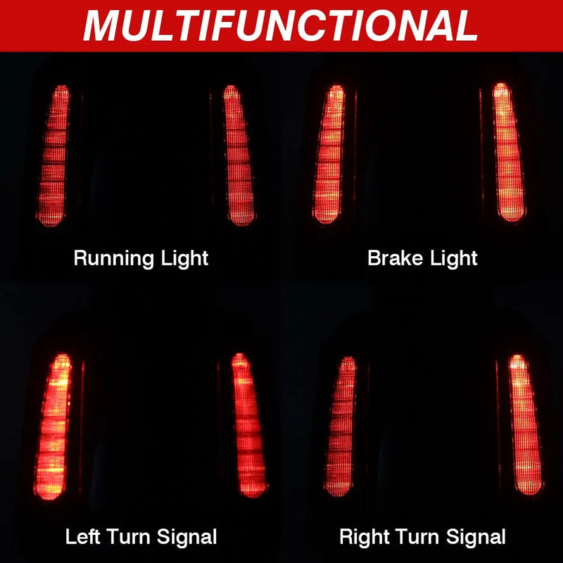 Motorcycle Extended Rear Fender Mudguard with LED Light For Harley Touring Electra Street Glide Road King FLHR FLHTC 1993-2008