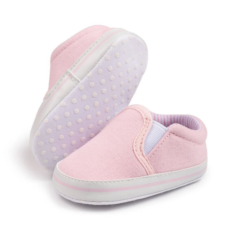 Spring Autumn New Boys Girls Shoes Sweetness Strawberry Love Canvas Casual Toddler First Walkers Cotton Soft Anti-slip Sole