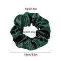8Pcs/set Bright Color Silk Hair Scrunchies Women Y2K Solid Color Elastic Hair Bands Ponytail Holders Hair Rope Hair Accessories