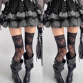 Women's Lace Fishnets Stockings Sexy JK Lolita Over The Knee Socks Autumn/Summer Retro Thigh Highs Tights Breathable Fishnets
