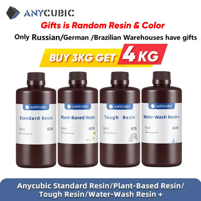 ANYCUBIC Standard Water wash resin/Tough Plant UV Resin | SAMAG