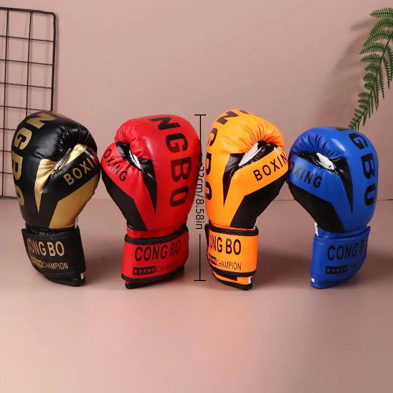 New【Kids 6oz Professional Boxing Training Sparring Gloves - View 6 | SAMAG