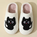 Casual Women's Slippers Home Winter Fluffy Luxury Designer Woman Shoes Flat Cute Cartoon Indoor Fuzzy Fur Slides Soft Elegant
