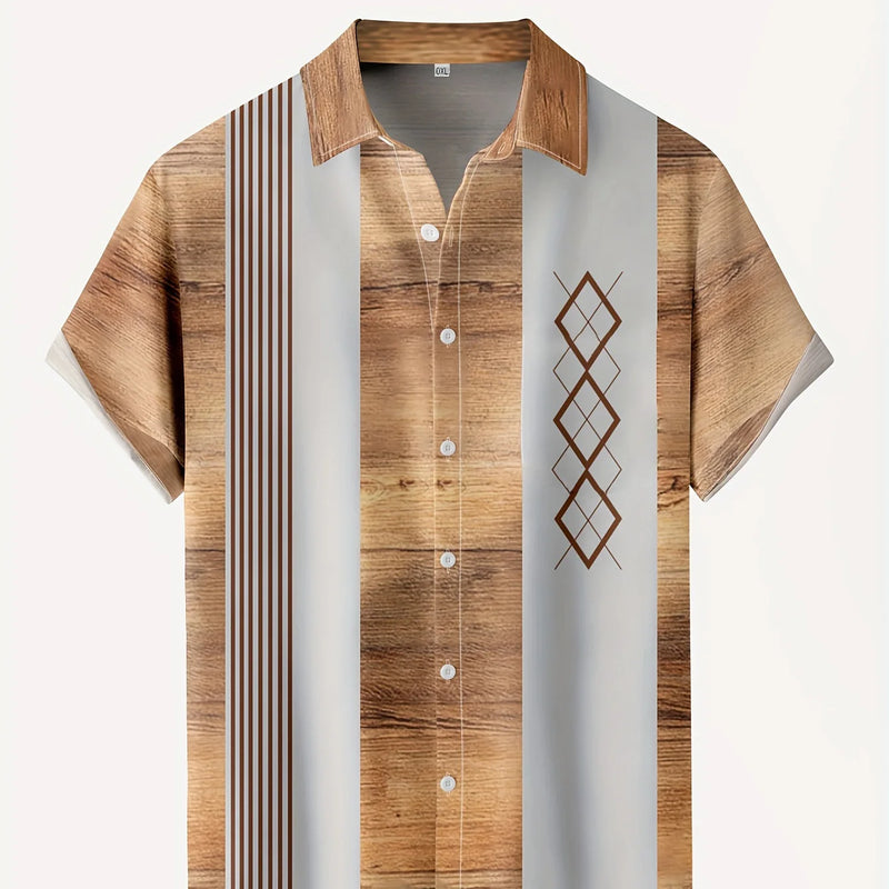 New Hawaii Men's Vintage Shirts Casual Breathable Short | SAMAG