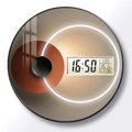 Modern wall clock for living room, home use, creative, silent, drill-free wall-mounted decorative painting electronic clock