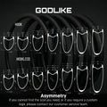 320g Ultralight 700C Carbon Rim 32mm Wide 25mm Inner Road Gravel Bicycle Wheel 30/35/40/45/50/55/60/65mm Depth Hook Hookless Rim
