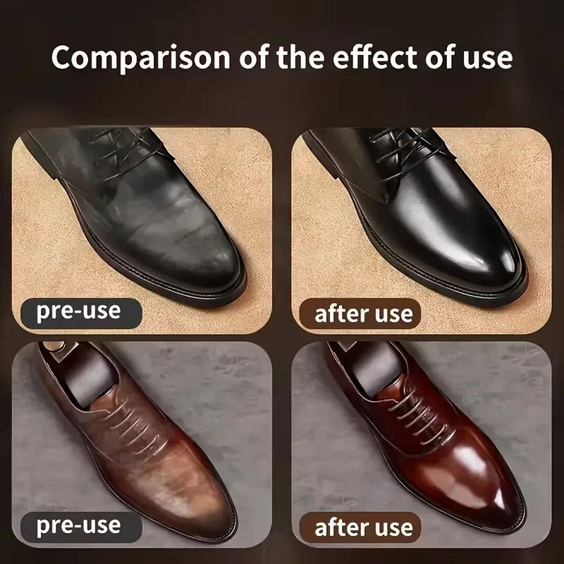Beeswax Polishing Kit 30ml - Premium Shoe Care for Restored Shine, Enhanced Leather Protection, and Easy Maintenance