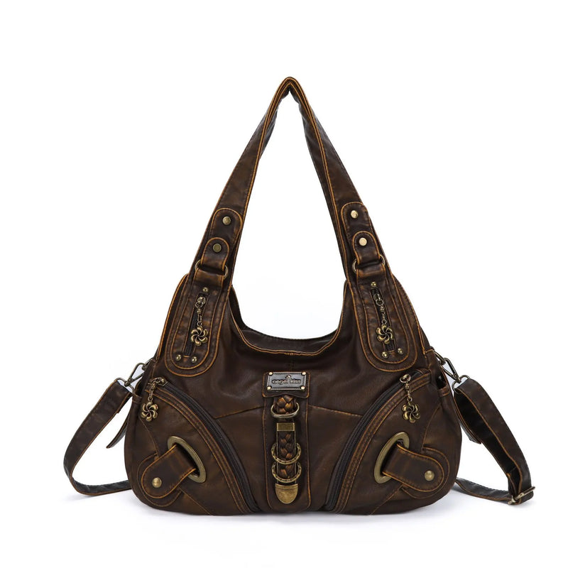 Women Handbags Fashion Leopard Shoulder Bag Large Tote Top-handle Shopping Pack Multifunctional Satchel Lady Hobos  Big Purse