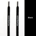 Rubber Band Classic Shoe Laces Reflective Letter Printing Flat Shoelaces for Sneakers Fashion Sports Strings Casual Accessories