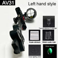 Single Pin Compound Bow Sight, Aluminum Alloy Long | SAMAG
