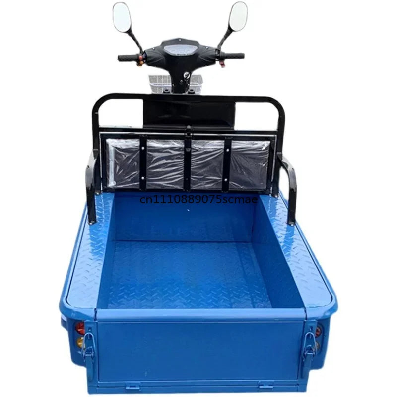 Electric tricycle truck, new household battery car, adult transportation, small stall flatbed