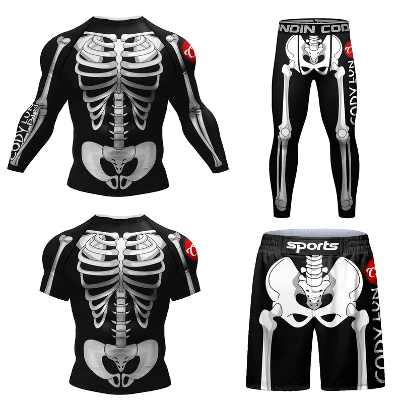 Cody Lundin Durability MMA BJJ Rash Guard Tight Exercise | SAMAG