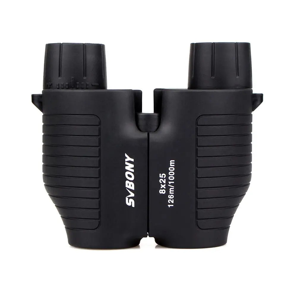 SVBONY 8x25 SV10 Binoculars Compact Fixed Focus Mini Portable Telescope Multi-coated Porro Prism for Outdoor Spoorts Games F9323