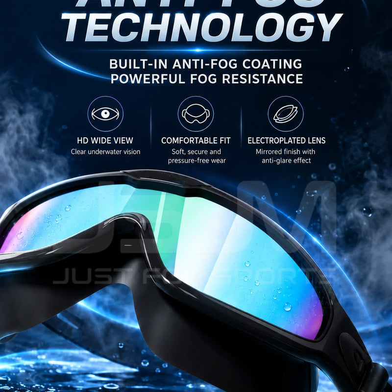 JSJM New Upgraded Adult Swimming Goggles Anti-Fog Wide | SAMAG