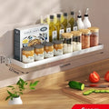 Foldable kitchen Storage Rack Fridge Organizer Storage Tray Clear Food Storage Organizer Spice Rack kitchen Organizer