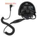 Retevis KM Headset with Noise Reduction Rotatable Boom Microphone for Baofeng UV-5R Quansheng UV K5 UV K6 UV K58 Walkie Talkie