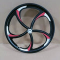 24/26 Inch Aluminum Magnesium Alloy Solid Tire Wheel Hub Bicycle Integrated Wheel Hub Front Wheel Hub Bicycle Accessories