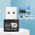 600Mbps WiFi 6 USB Wireless Network Card 2.4G/5GHz Adapter Driver - Free Bluetooth 5.4 for PC Laptops - Visuel 7 | SAMAG