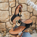 Women's Slippers 2024 Summer New Rome Wedges Causal Platform Beach Slippers Female Plus Size 43 Comfortable Ladies Slides