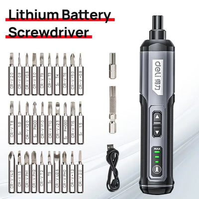 Cordless Electric Screwdriver Rechargeable 2000mah Lithium Battery Mini Drill 4V Power Tools Set Household | SAMAG