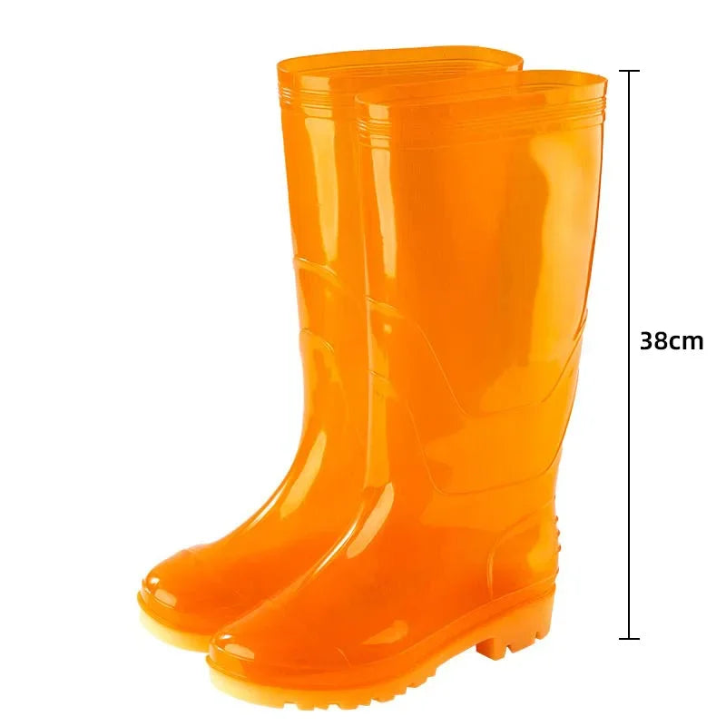 47 Size Fisherman Speed Dry Kitchen Rain Boots Rain Shoes Without Lining  Men's Labour Gum Shoes Anti-Odour Non-Slip Water Shoes