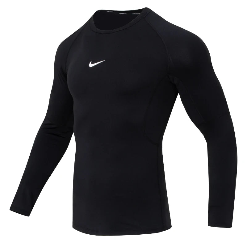 Nike Men's Pro Quick-Dry Compression Shirt Sports T-Shirt Fitness Basketball Pullover Fb7920-010