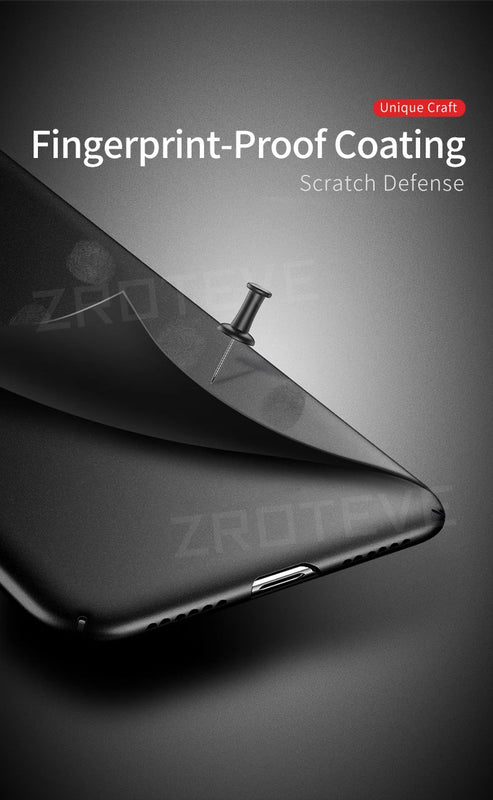 For iPhone X XR Case ZROTEVE Luxury Ultra Thin Frosted Hard PC Cover For Apple iphone XR XS Max iPhonex 10 iPhone10 Phone Cases