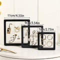 20pcs Multi Functional Jewelry 3D Suspended Storage Box Bracelet Necklace Portable Coin Collectibles Storage Display Box