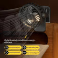Rechargeable Portable Rechargeable Clip Fan 720°Rotatable Hanging Fan Cooler For Easy Portability Outdoor Office Small Fan 2026