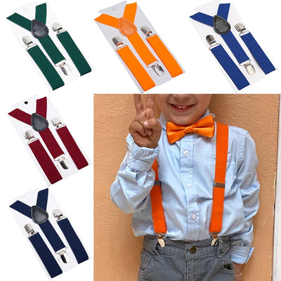 Kids Suspenders Soild Fashion Children Boys Braces Girls Adjustable Designer Belts Baby Wedding Accessories | SAMAG